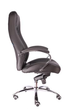 Кресло руководителя Everprof Drift M для руководителя, обивка: кожа, цвет: черный